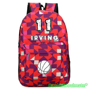 Irving Basket Ball Cartoon Backpacks Boy School Bags