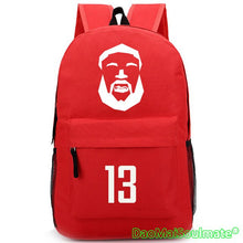 Load image into Gallery viewer, Beard Basketballs Player 13 Backpacks Boy School Bags