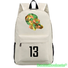 Load image into Gallery viewer, Beard Basketballs Player 13 Backpacks Boy School Bags