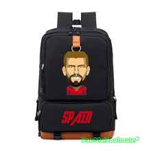 Load image into Gallery viewer, Footballs Team Students Backpacks Cartoon Laptop School Bags
