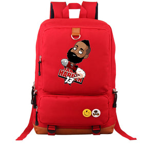 Harden Basket Ball Children Backpacks Teenages Bagpack Cartoon Shoulder Bag