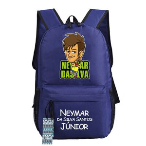 Teenagers Neymar Logo School Book Backpacks Bags