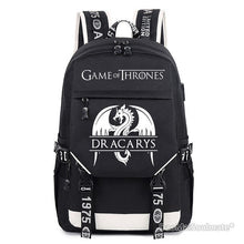 Load image into Gallery viewer, Game of Thrones Ice and Fire School Bag Students Backpacks Boys School